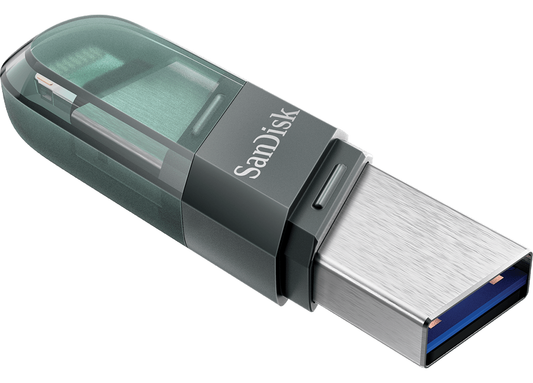 Memória Externa USB-A 3.1 / Lightning SanDisk iXpand Flip, 64Gb SDIX90N-064G-GN6NN