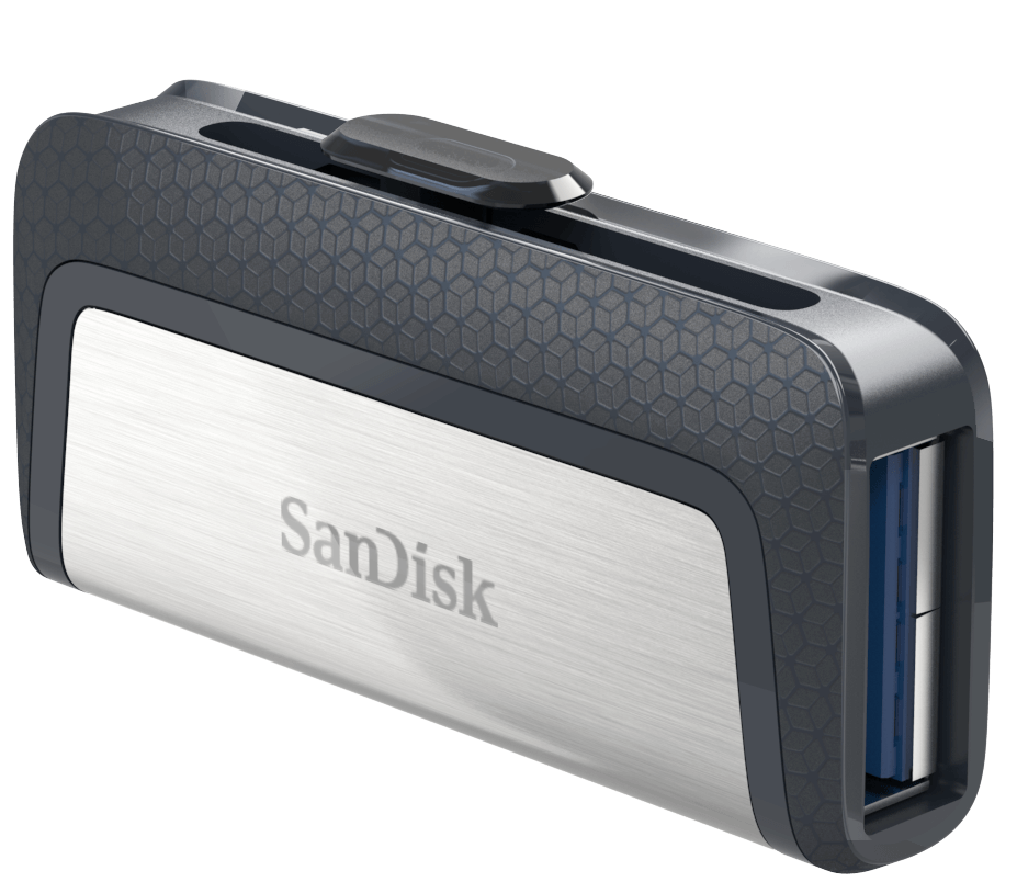 Memória Externa USB-A 3.1 / USB-C SanDisk Ultra Dual, 128Gb SDDDC2-128G-G46