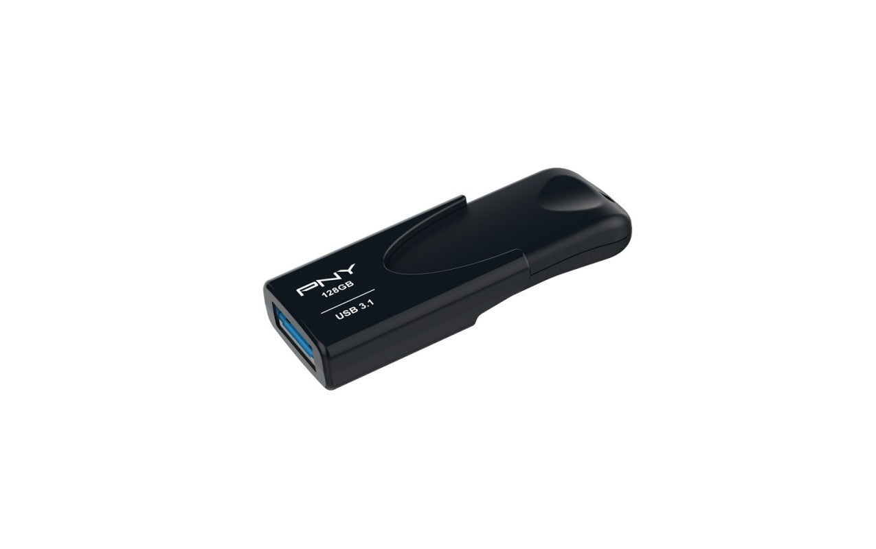 External USB-A 3.1 Memory PNY Attache 4, 128Gb FD128ATT431KK-EF
