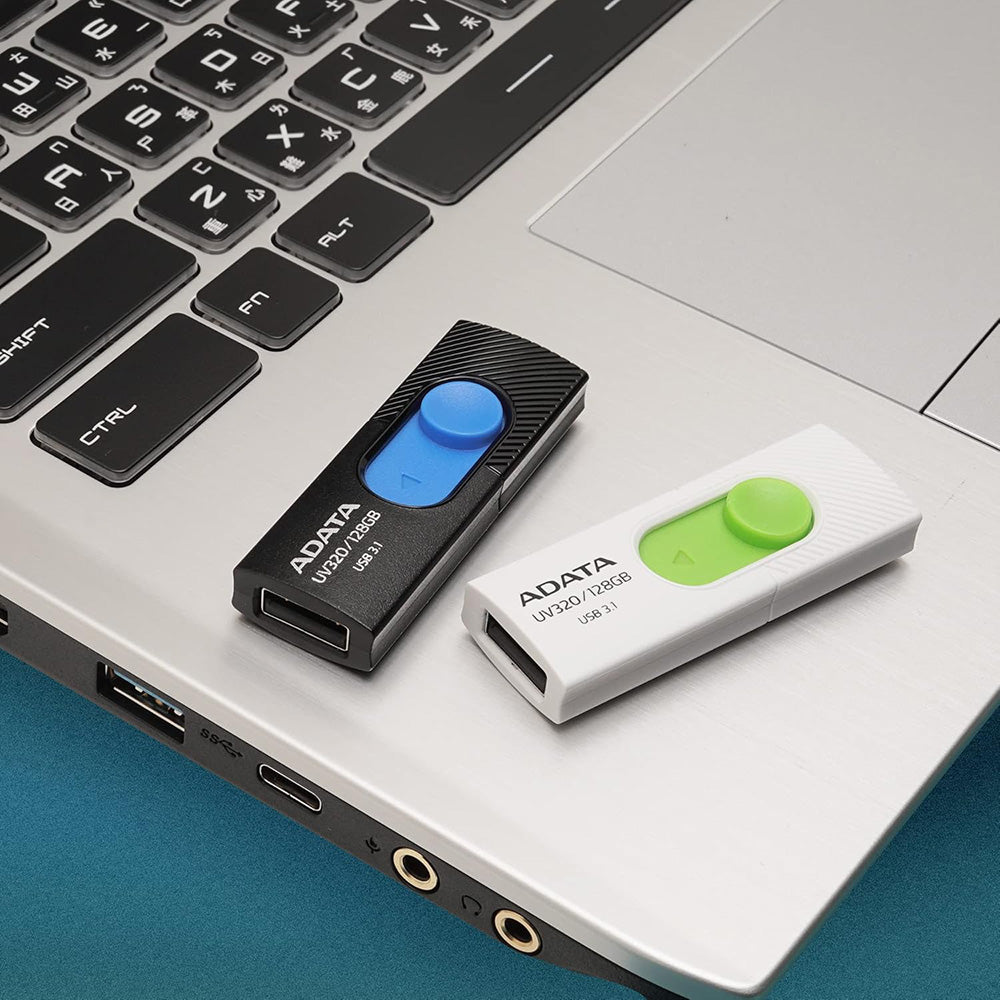 Memória Externa USB-A 3.1 Adata UV320, 32 GB AUV320-32G-RBKBL
