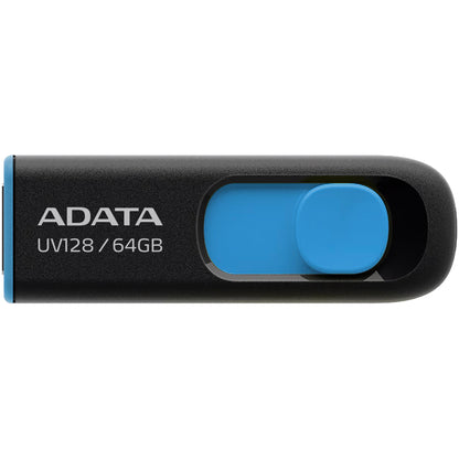 Memória externa USB-A 3.2 Adata UV128, 64Gb AUV128-64G-RBE 