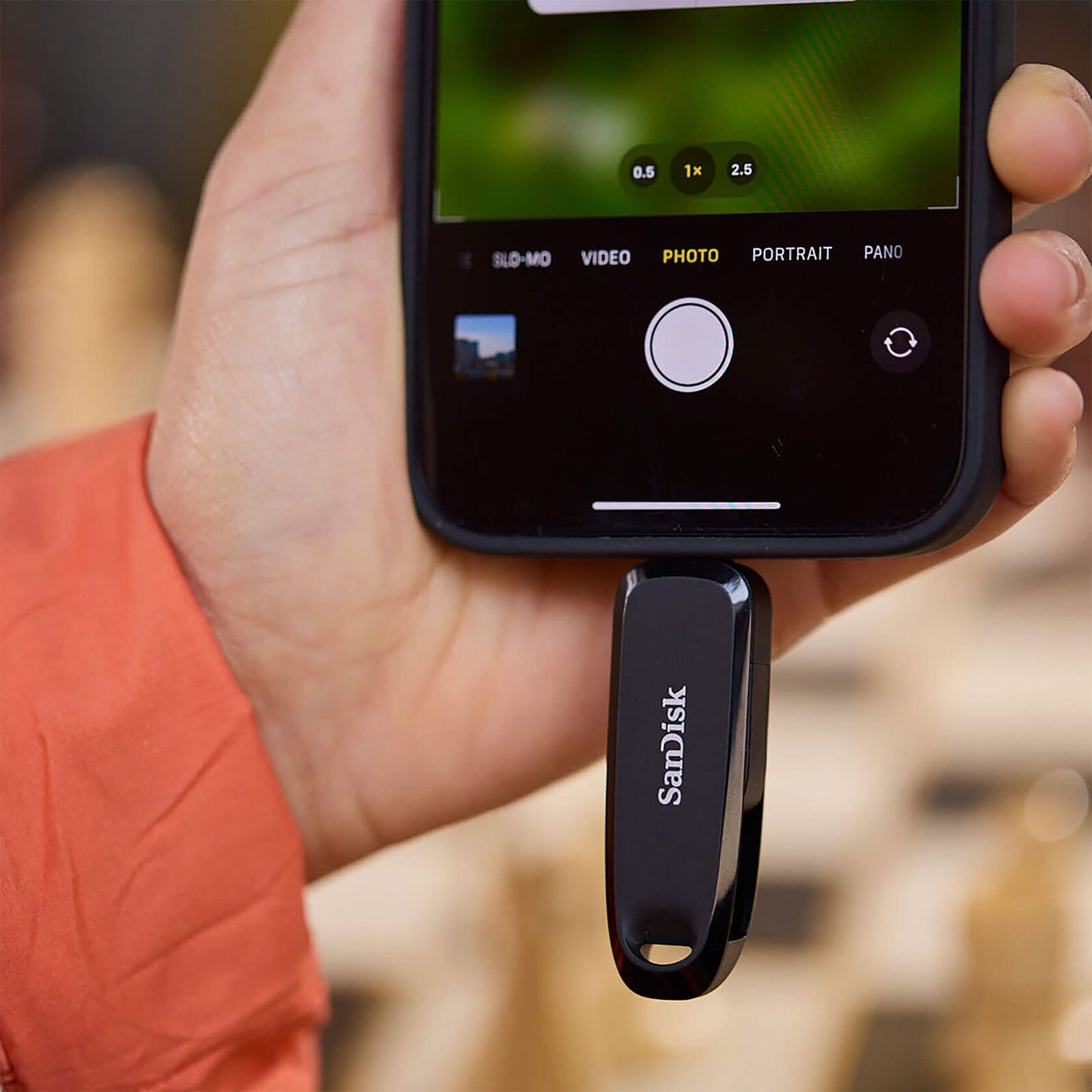 Memória Externa USB-A 3.2 / USB-C SanDisk Phone Drive, 256Gb SDDDC6-256G-G46