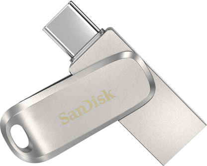 Memória Externa USB-A 3.2 / USB-C SanDisk Ultra Luxe Dual Drive, 128Gb SDDDC4-128G-G46
