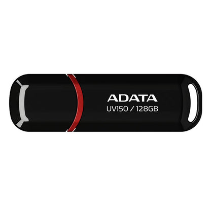 Memória Externa USB-A 3.2 Adata UV150, 128 GB AUV150-128G-RBK