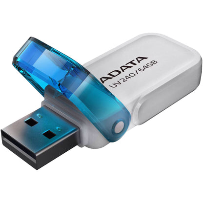 Memória externa USB-A Adata UV240, 64Gb AUV240-64G-RWH 