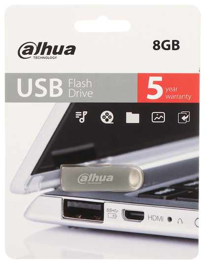 Dahua USB-A Memória externa USB-A, 8Gb DHI-USB-U106-20-8GB 