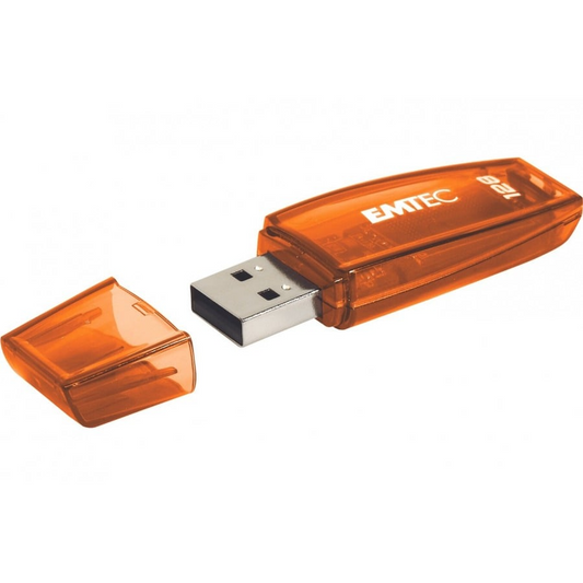 Memória Externa USB-A Emtec C410 Color Mix, 128Gb ECMMD128G2C