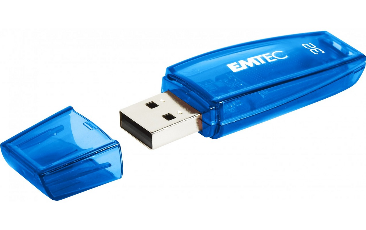 Memória Externa USB-A Emtec C410 Color Mix, 32Gb ECMMD32GC41