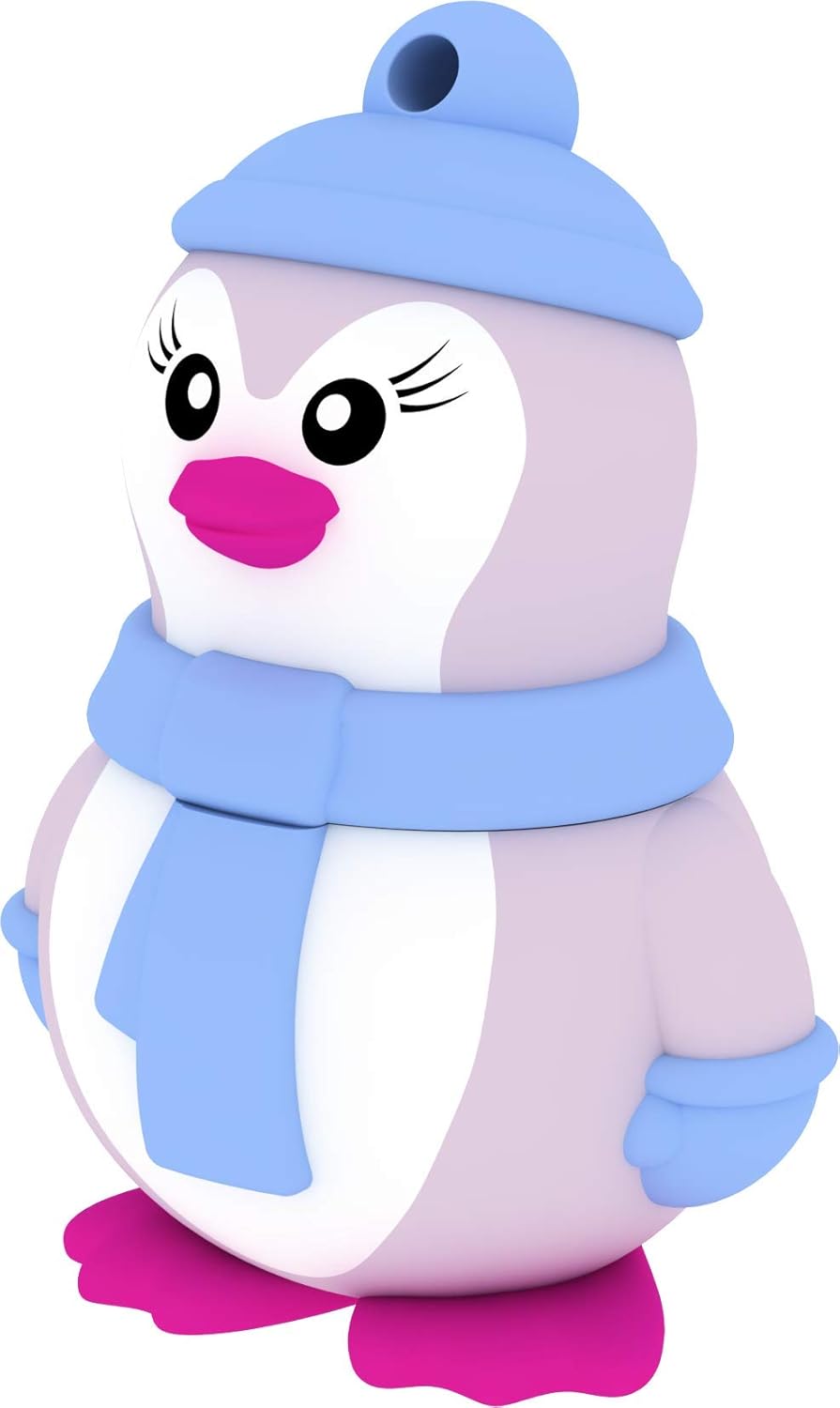 Memória Externa USB-A Emtec M336 Miss Penguin, 16Gb ECMMD16GM336