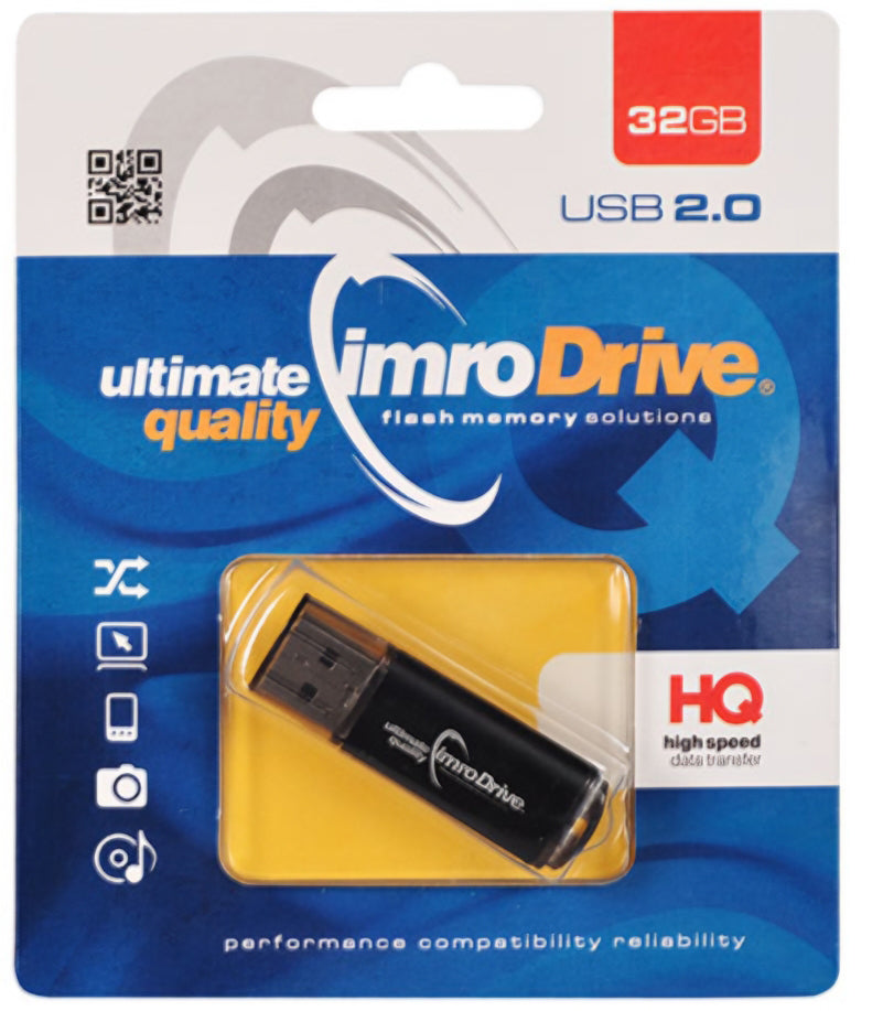 Memória Externa USB-A Imro, 32Gb
