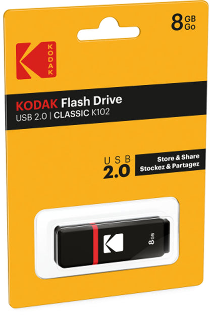Memória Externa USB-A Kodak K102, 8Gb EKMMD8GK102