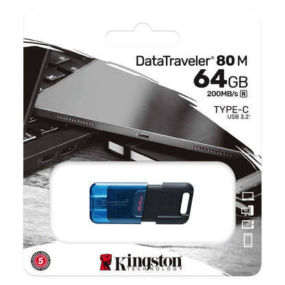 Memória externa Kingston DT80M 64Gb DT80M/64GB USB-C 