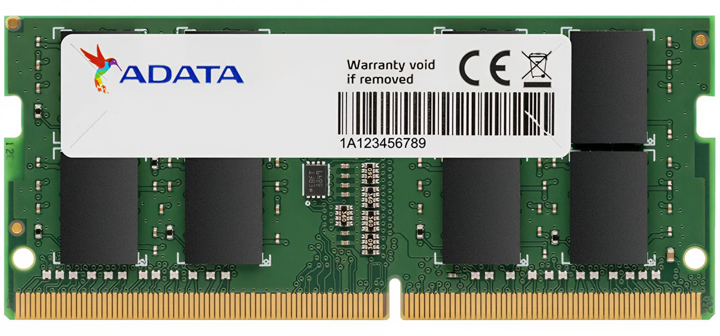 Adata Premier RAM Memory, DDR4 SODIMM, 8GB, 2666Mhz AD4S26668G19-SGN