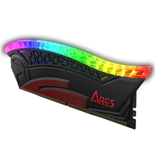 Memória RAM Dato Ares Armor, DDR4, RGB, 8GB, 3600Mhz, CL18, Preta AMRGB1G88G36K