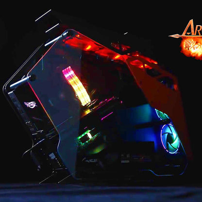 Memória RAM Dato Ares Armor, DDR4, RGB, 8GB, 3600Mhz, CL18, Preta AMRGB1G88G36K