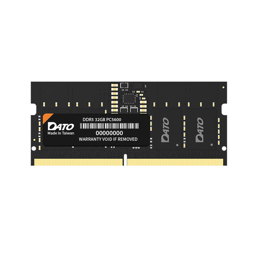 Memória RAM Dato, DDR5, 8GB, 5600Mhz, Preta DT8G5DS56