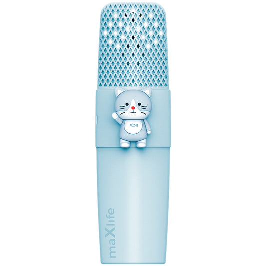 Microfone Bluetooth MaXlife Animal MXBM-500, azul