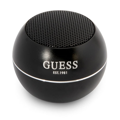 Coluna Portátil Bluetooth Guess, 3W, Preta