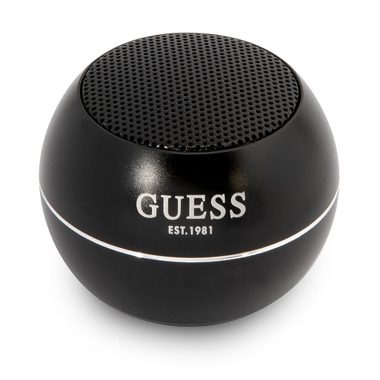 Coluna Portátil Bluetooth Guess, 3W, Preta