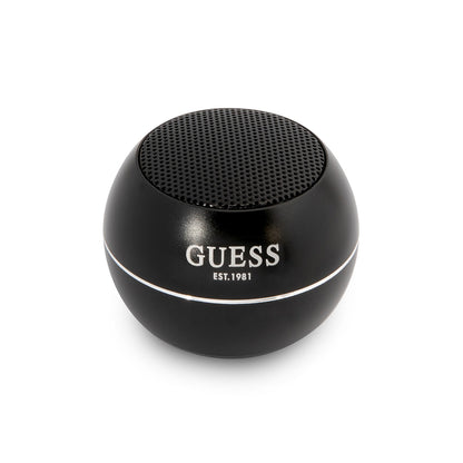 Coluna Portátil Bluetooth Guess, 3W, Preta