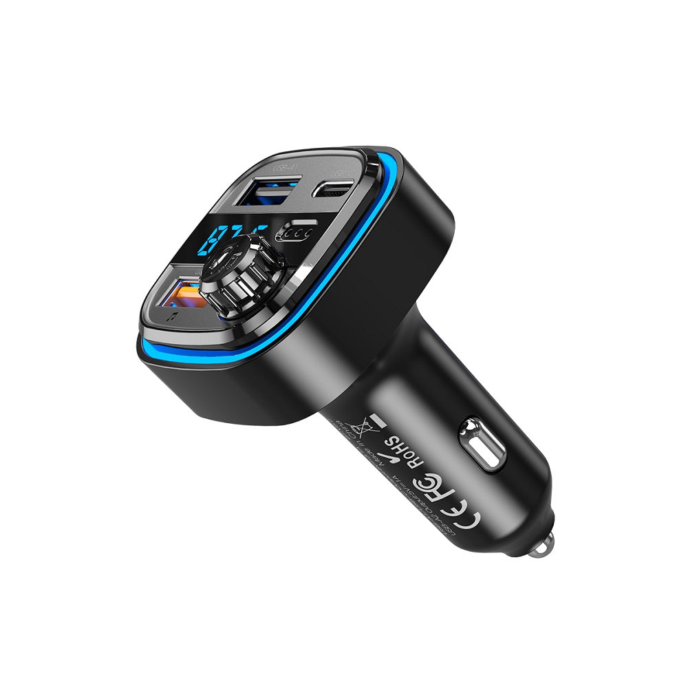 Modulador FM Bluetooth Blue Power BPBCC08, 2 x USB-A - 1 x USB-C