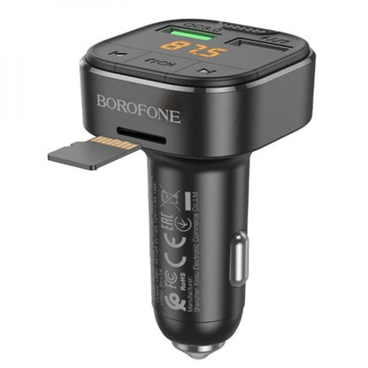 Modulador FM Bluetooth Borofone BC43 Flash, 2 x USB-A - 1 x microSD