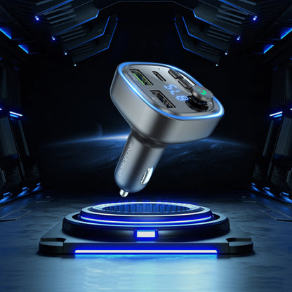 Modulador FM Bluetooth Borofone BC48, 2 x USB-A - 1 x USB-C