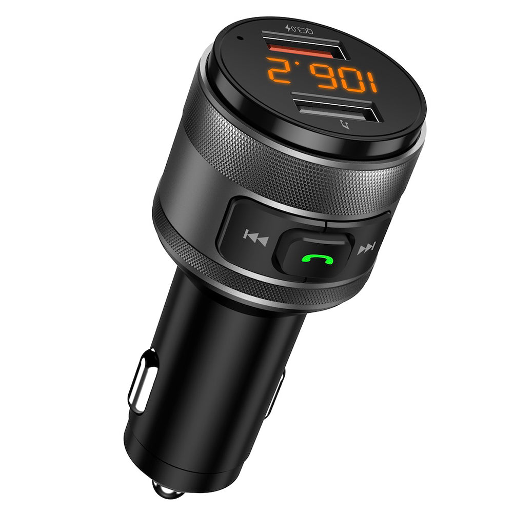 Modulador FM Bluetooth Techsuit VoltTune, 2 x USB-A