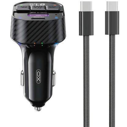 Modulador FM Bluetooth XO Design BCC17-2, 1 x USB-A - 1 x USB-C 