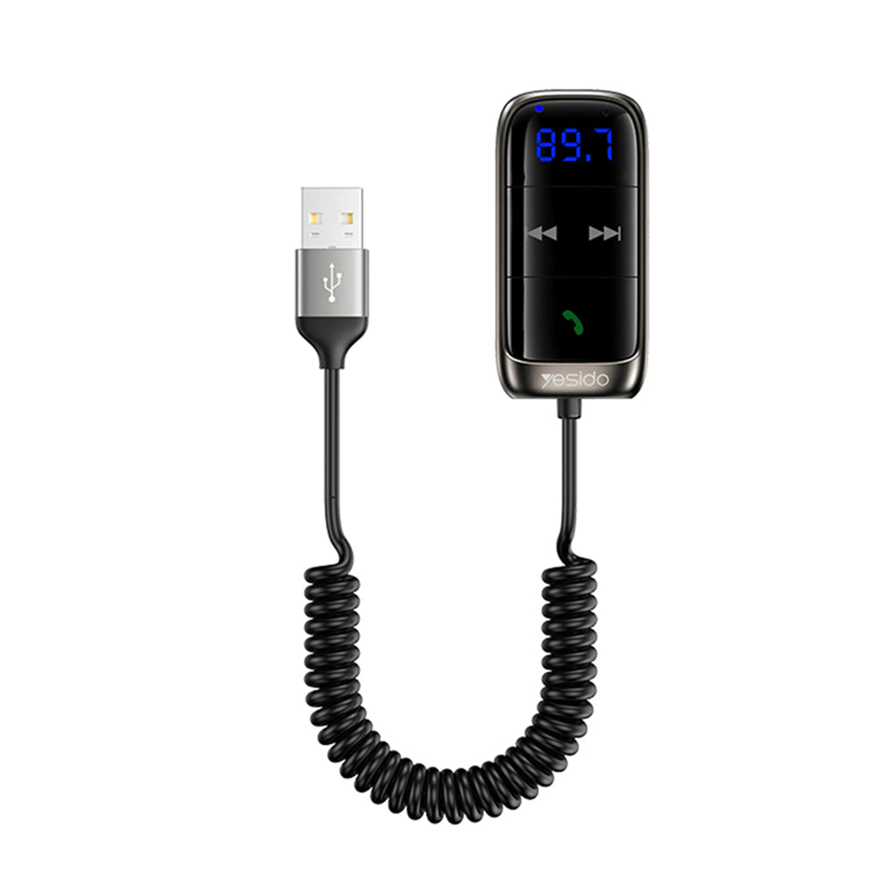 Modulador FM Bluetooth Yesido YAU32, 1 x 3.5mm - 1 x microSD