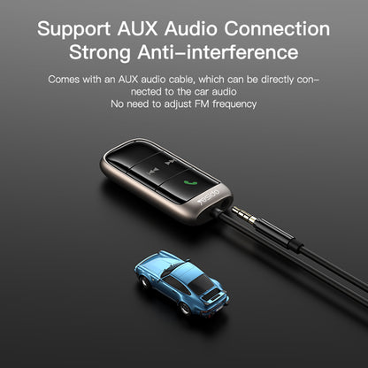 Modulador FM Bluetooth Yesido YAU32, 1 x 3.5mm - 1 x microSD