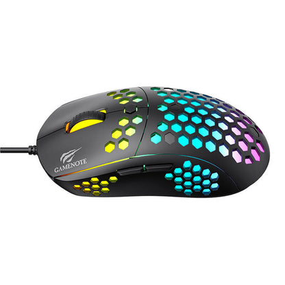 Mouse Gaming com Fio USB HAVIT MS1032, RGB, 800DPI - 6400DPI, Preto