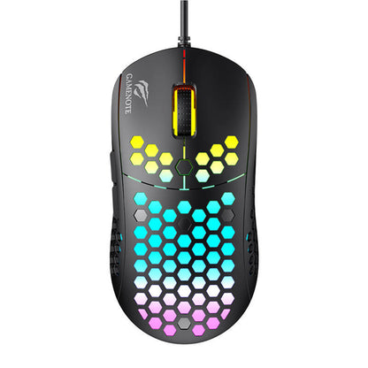 Mouse Gaming com Fio USB HAVIT MS1032, RGB, 800DPI - 6400DPI, Preto
