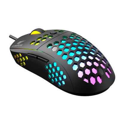 Mouse Gaming com Fio USB HAVIT MS1032, RGB, 800DPI - 6400DPI, Preto