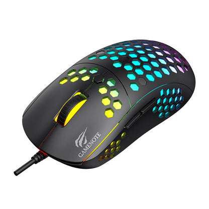 Mouse Gaming com Fio USB HAVIT MS1032, RGB, 800DPI - 6400DPI, Preto