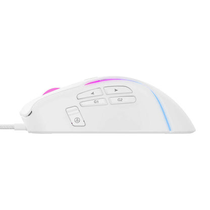 Mouse Gaming Wired USB HAVIT MS1033, RGB, 800DPI - 8000DPI, Branco