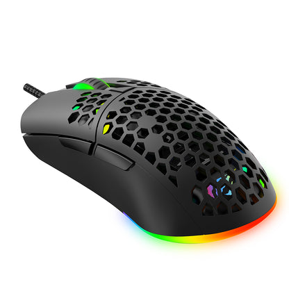 Mouse Gaming Wired USB HAVIT MS1036, RGB, 1200DPI - 7200DPI, 1.6m, Branco