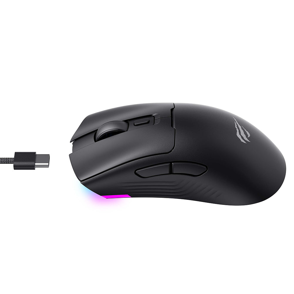 Mouse Gaming Wireless HAVIT MS966WB, 800DPI - 10000DPI, Preto