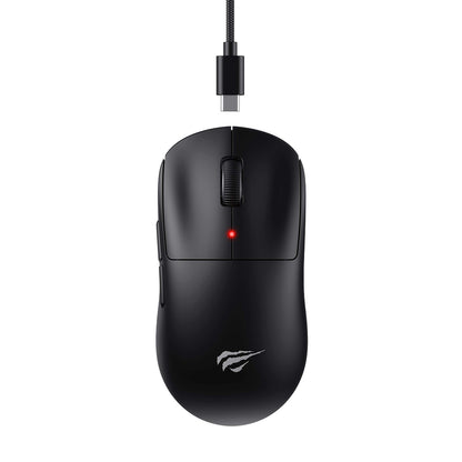 Mouse Gaming Wireless HAVIT MS970WB Pro, 800DPI - 12000DPI, BT / Wi-Fi / Com fio, Preto