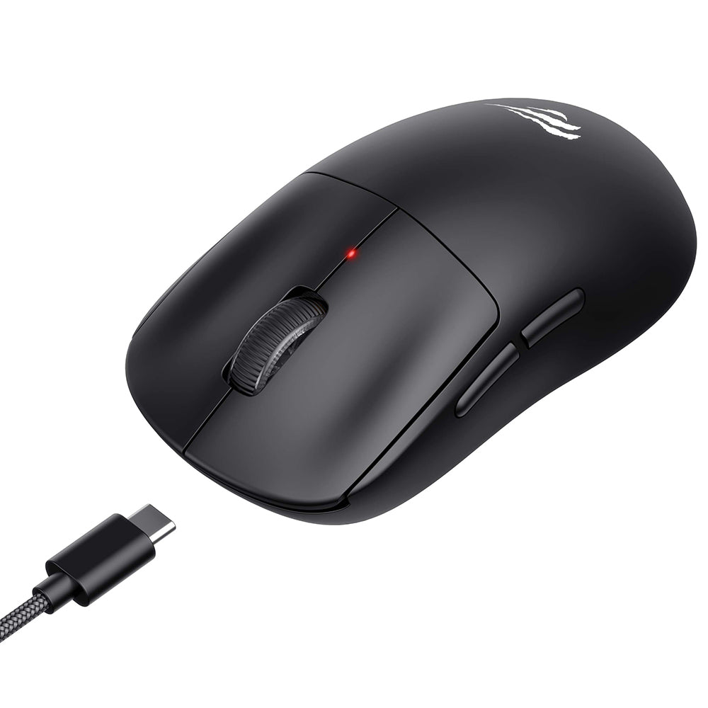 Mouse Gaming Wireless HAVIT MS970WB Pro, 800DPI - 12000DPI, BT / Wi-Fi / Com fio, Preto