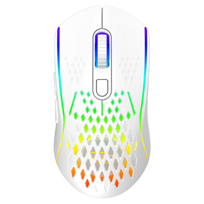 Proove Buzz Wireless Gaming Mouse, RGB, 800DPI - 4800DPI, White WMBU00022402