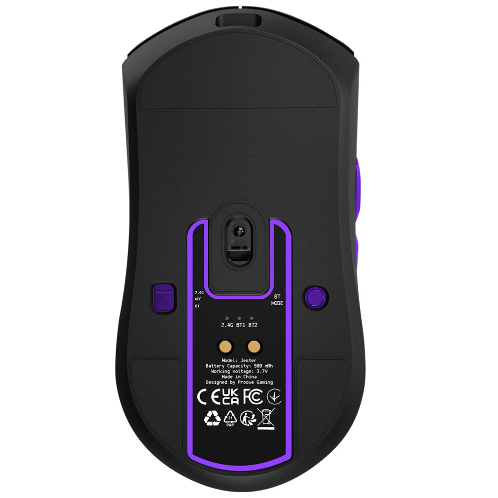 Mouse Gaming Wireless Proove Jester, 800DPI - 26000DPI, Display OLED, Preto WMJS00022001