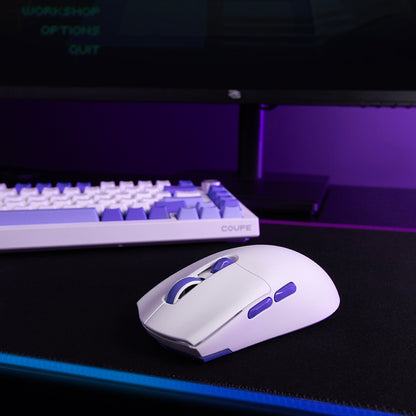 Mouse Gaming Wireless Proove Rate Edição Especial, 800DPI - 12000DPI, Branco CMRTWRS03002