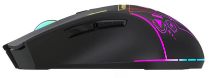Rato Gaming Wireless WZK WMGB-3200, 3200DPI, RGB, Preto