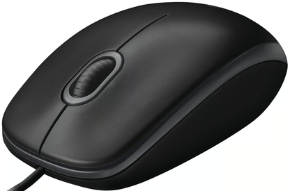 Mouse Wired USB Logitech B100, 1000DPI, Preto 910-003357