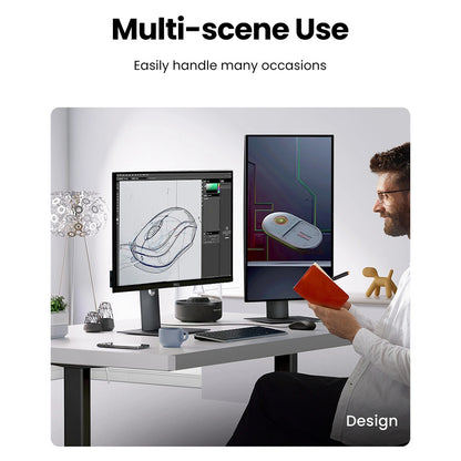 UGREEN MU007 Wired USB Mouse, 1200DPI, 1.5m, Black