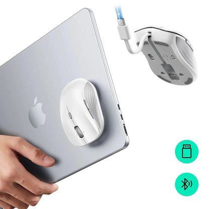 Mouse Wireless ESR MagMouse, 800DPI - 4800DPI, Branco