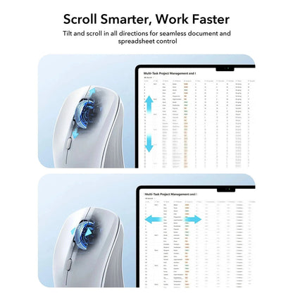 Mouse Wireless ESR MagMouse, 800DPI - 4800DPI, Branco