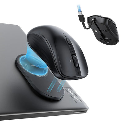 Mouse Wireless ESR MagMouse, 800DPI - 4800DPI, BT / Wi-Fi, Preto