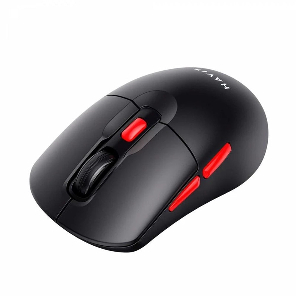 Mouse Wireless HAVIT MS59WB, 800DPI - 1600DPI, Preto Vermelho